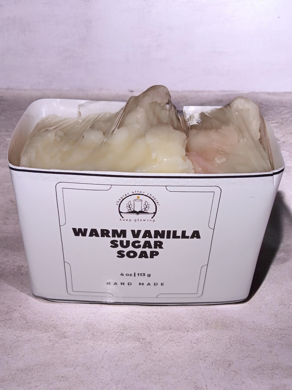 Warm Vanilla Sugar Soap - Hand Made Cream Soap Bar